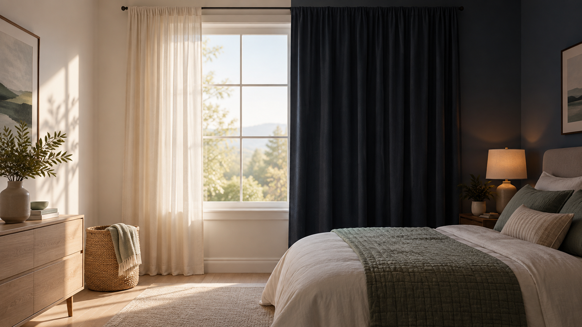 Blackout vs. Room-Darkening Curtains