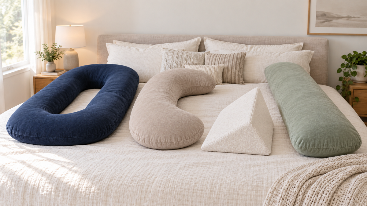 Pregnancy Pillow Shapes: U, C, Wedge, and Full-Length
