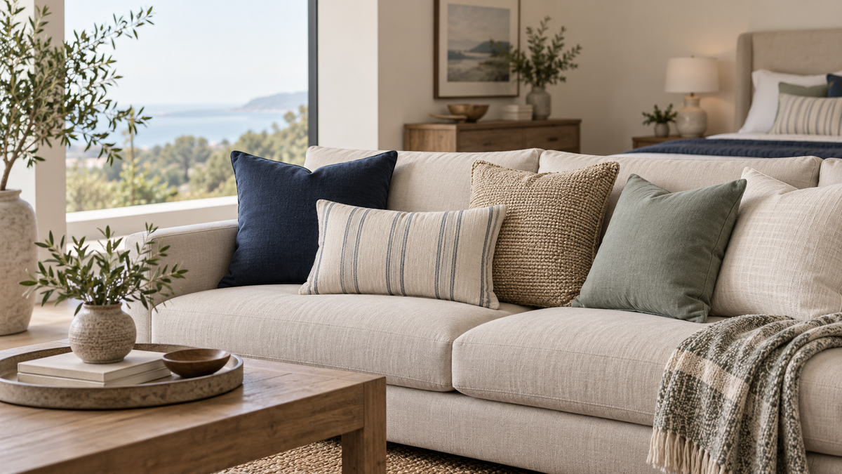 Throw Pillow Cover Colors and Textures That Work Together