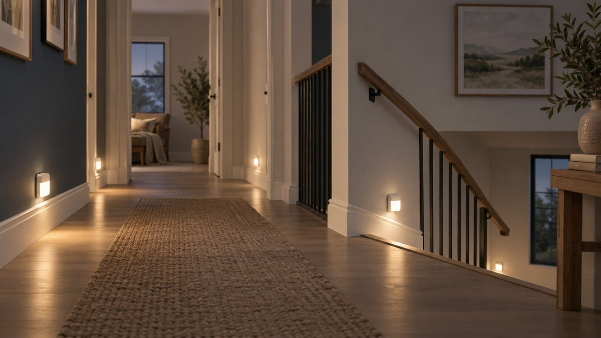Rechargeable Night Lights for Stairs and Hallways