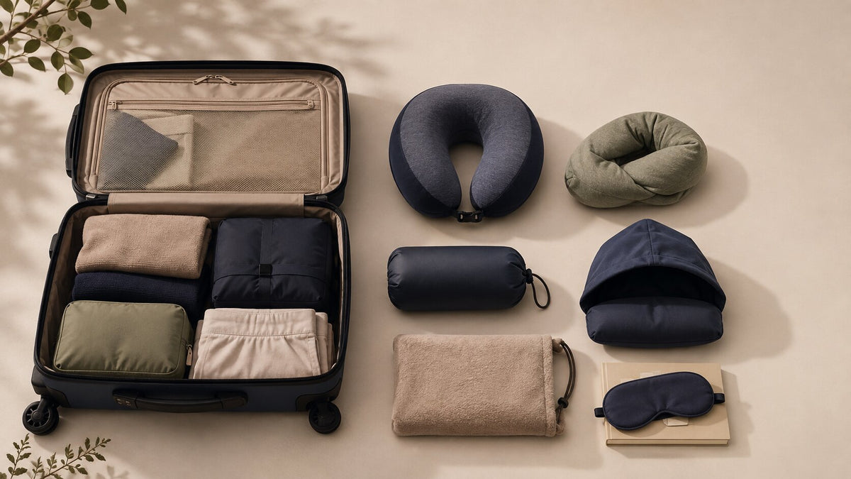 Cover image for Travel Pillow Guide for Flights, Road Trips, and Camping