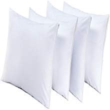 NiagaraSleepSolution Niagara 4 Pack Pillow Protectors King 20x36 Inches Ultra Fresh Treated 100% Cotton Non Crinkle Quiet Bre…