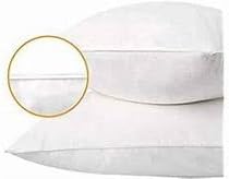 Generic Pillow Cases King and Queen Set of 4,100% Cotton King and Queen Pillowcases, 20×30 inches and 20 x 36 inches, Soft and Whit…