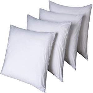 NiagaraSleepSolution Niagara 4 Pack Pillow Protectors King 20x36 Inches Ultra Fresh Treated 100% Cotton Non Crinkle Quiet Bre…