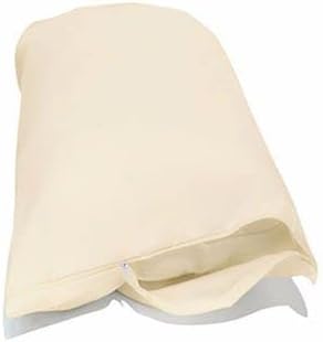 NationalAllergy National Allergy 100% Organic Cotton Pillow Protectors with Zipper Standard Size - Set of 2 - GOTS Certified - Natural Hypo…