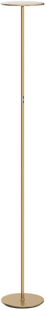 Brightech Sky LED Floor lamp, Torchiere Super Bright Floor Lamp for Living Room Decor & Office - Dimmable, Tall Standing Torch Lamp with Wa…