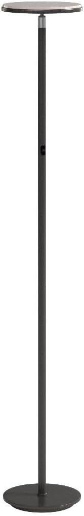 Brightech Sky LED Floor lamp, Torchiere Super Bright Floor Lamp for Living Room Decor & Office - Dimmable, Tall Standing Lamp with Warm Lig…