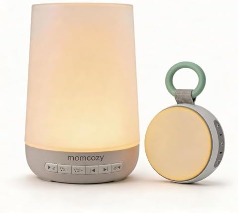Momcozy Baby Sleep Bundle: Portable Sound Machine and App Remote Control Sound Machine, Home & Travel Sound Machines Bundle, Baby Registry,…