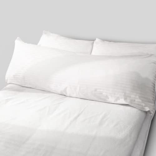 FeelAtHome 100% Cotton Pillow Protector with Zipper Waterproof Pillow Case Covers - 20x26 Inches (Pack of 4, Standard) - Noiseless…