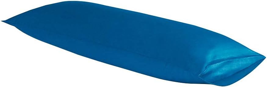 Ntbay Body Pillowcase - Brushed Microfiber 20x54 Pillowcase - Soft, Wrinkle-Free, Fade-Resistant, Stain-Resistant, Royal Blue Body Pillow C…