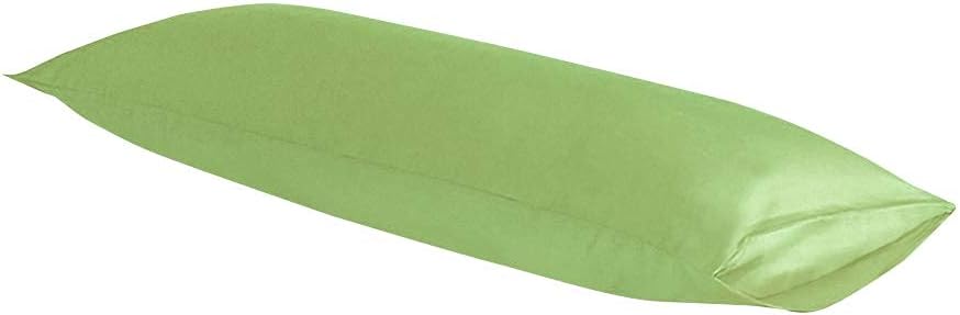 Ntbay Body Pillowcase - Brushed Microfiber 20x54 Pillowcase - Soft, Wrinkle-Free, Fade-Resistant, Stain-Resistant, Sage Green Body Pillow C…