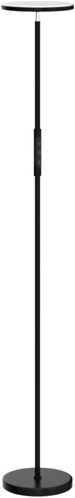 Mukuxin Floor Lamp, Upgraded 40W 4000LM Super Bright Torchiere LED Floor Lamps for Living Room, Stepless Dimmable Color Temperature 2700K-6…