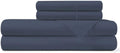 Pizuna 100% Cotton Cal King Sheets Set - Crisp, Breathable Percale Weave Bed Sheets - Fully Elasticized 15" Deep Pocket Cooling Sheet - Lon…