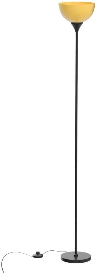 PESRAE Floor Lamp, Remote Control with Stpeless Color Temperatures and Brightness, Torchiere lamp for Bedroom, Living Room, Bulb Included…