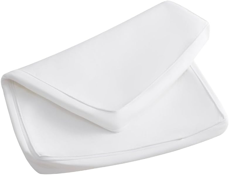 STONECREST Cooling Gusseted Pillow Protector for Memory Foam Pillow- 1 PC, Zipper Premium Gusset Pillow Encasement Covers(White2, Queen)