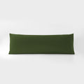 NookZuzu Body Pillowcase,1 Pack Queen Body Pillow Case,20"x54" Microfiber Long Pillowcase for Bed, Dark Olive Green Body Pillow Case Cover, U…