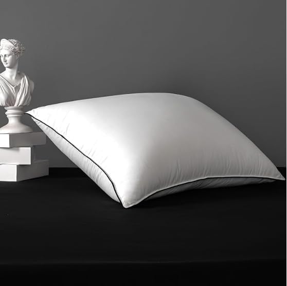 Bed Pillows, Luxury Hotel Collection White Premium Down Pillow for Sleeping, 650 Fill Power,100% Cotton Fabric, Soft Support, Down…