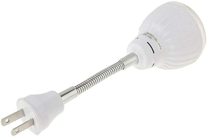 Motion-Activated LED Night Light for AC Outlet Plug-in White