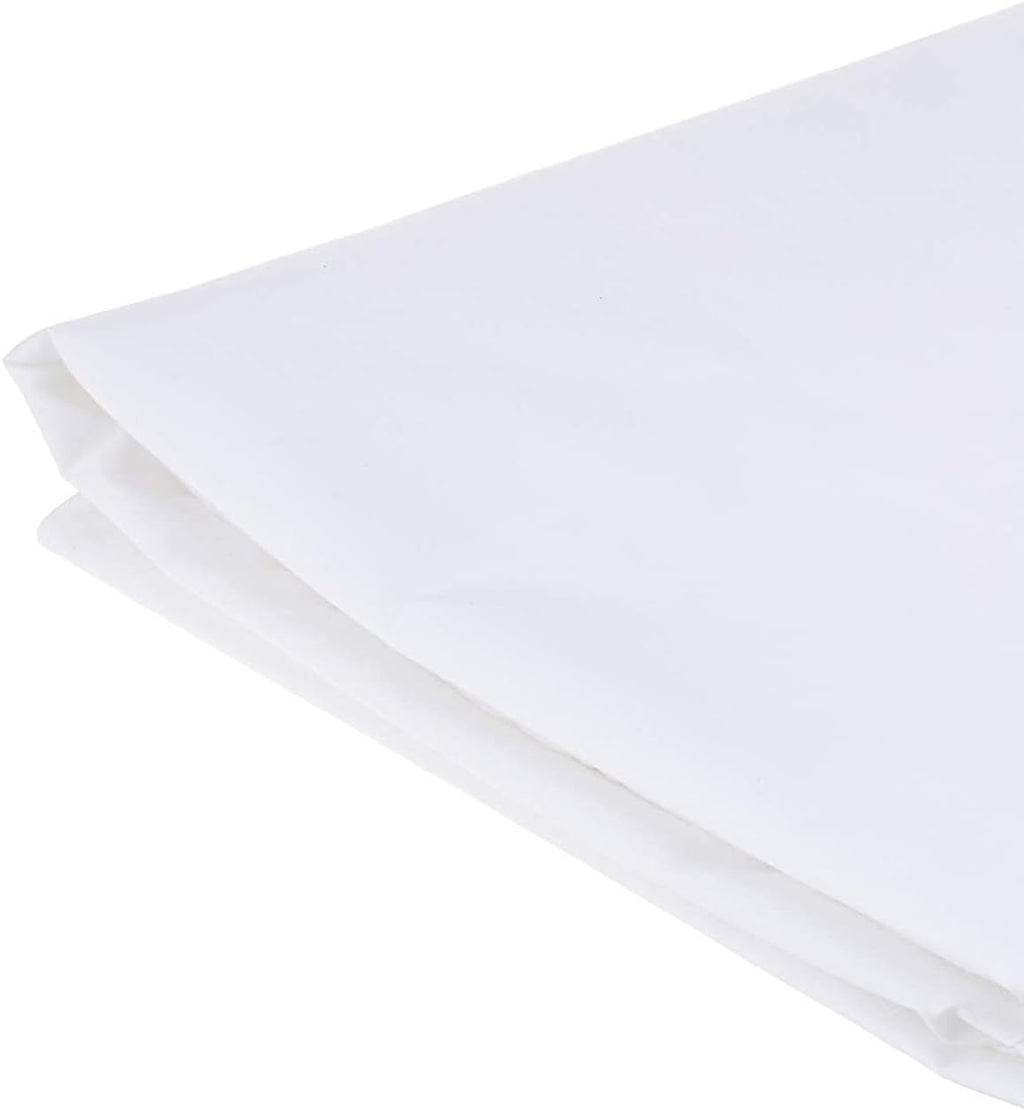 NationalAllergy National Allergy 100% Cotton Zippered Euro Square Pillow Protector - 30 x 30 - White - 300 Thread Count - Hypoallergenic Pi…