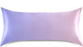 Purple Pink Gradient Color Pillow Covers Silk Pillowcase for Hair and Skin Breathable Soft Cooling Satin Pillowcase Queen Size Pillow…