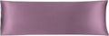 uxcell Body Pillow Cover, 20x60 Inch Mauve Silky Satin Body Pillowcases for Hair and Skin, Soft Cooling Smooth Pillow Case with Envelope…