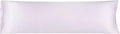 uxcell Body Pillow Cover, 20x72 Inch Light Lilac Silky Satin Body Pillowcases for Hair and Skin, Soft Cooling Smooth Pillow Case with…