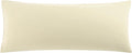 uxcell Soft Microfiber Body Pillow Cover with Zipper Closure, Long Pillow Cases for Body Pillows Weave for 90 GSM Polyester, Khaki Body (20…