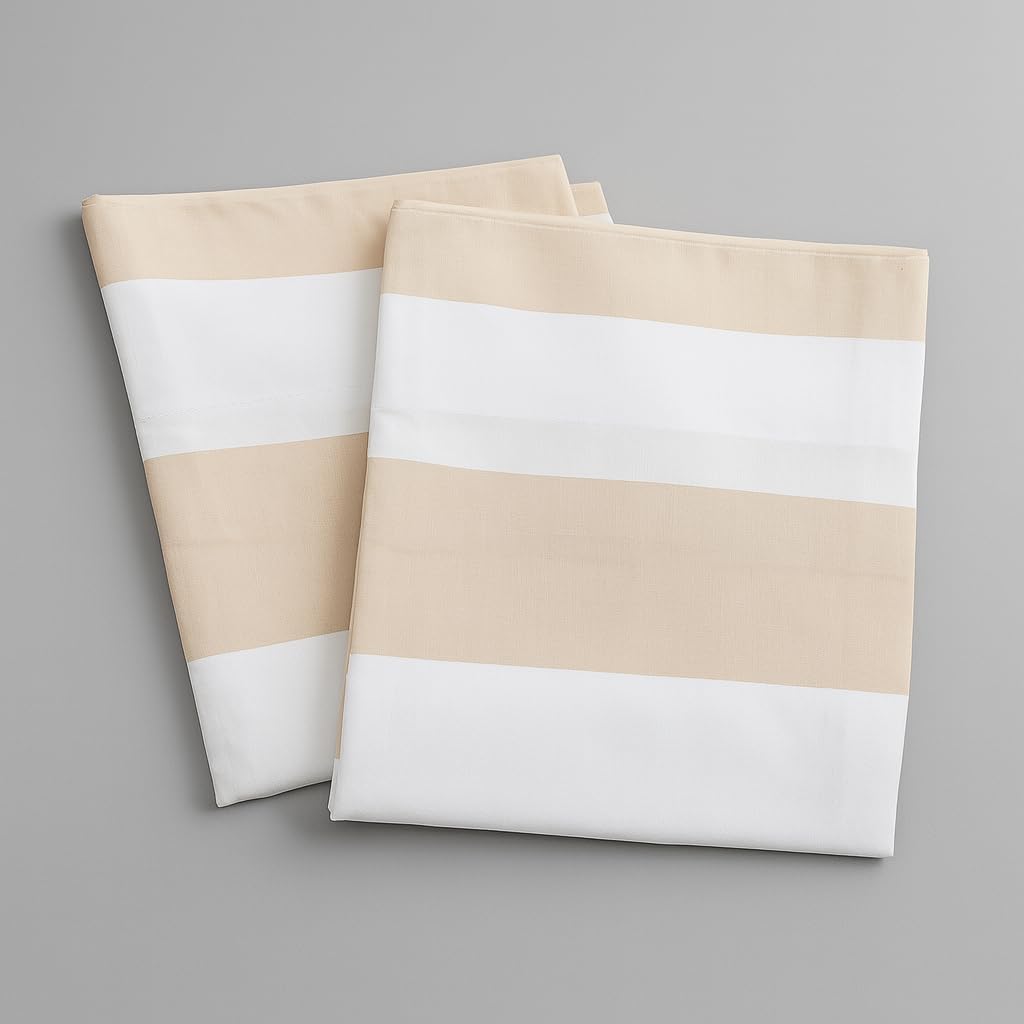 Perupima Peru Pima 415 Thread Count Percal King Pillowcases - 100% Peruvian Pima Cotton, 2 Piece (2 Pillowcases) - Cooling, Crisp, Hotel Qu…