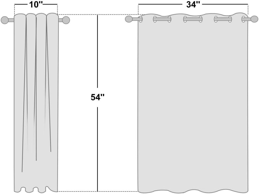 NICETOWN Room Darkening Draperies Window Curtain Panels, Thermal Insulated Grommet Room Darkening Curtains for Bedroom (Natural, 2…