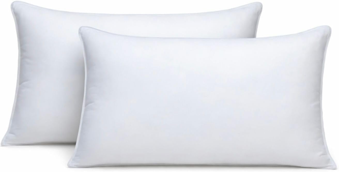 Bed Pillows Queen Size Pack of 2, Comfortable Pillows for Stomach, Back and Side Sleeper