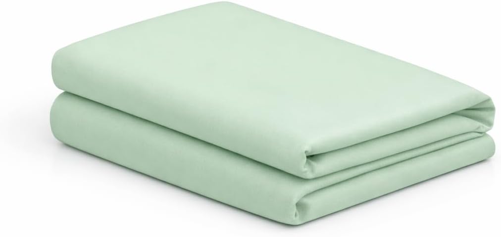 MoonRest ® Bed Wedge Cover Pillow case Protector with Easy On/Off Zipper, Breathable & Machine Washable (24" X 24" X 10", Sage) Cotton