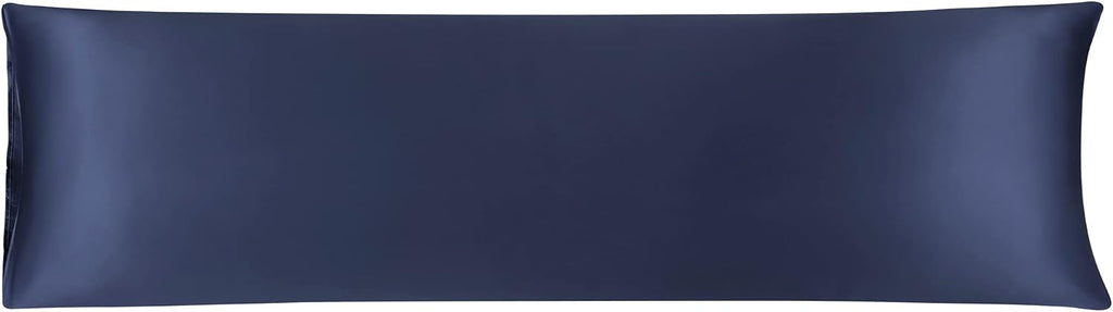 uxcell Body Pillow Cover, 20x72 Inch Navy Silky Satin Body Pillowcases for Hair and Skin, Soft Cooling Smooth Pillow Case with Envelope…