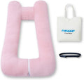 FHSGGP Travel Pillow Upgraded Version of Aircraft Travel Neck Pillow with Storage Bag, Sleep Pillows for Travel by Train, Car, or Plane…