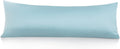 Leeden Body Pillow Cover, 100% Cotton, 800 Thread Count, Soft Breathable Long Pillow Case, Envelope Closure (Light Blue, 21"x 54") Cotton B…
