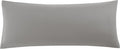 uxcell Soft Microfiber Body Pillow Cover with Zipper Closure, Long Pillow Cases for Body Pillows Weave for 90 GSM Polyester, Grey Body (20"…