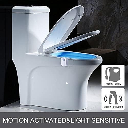 Color Changing Motion Sensor LED Multi-Color Toilet Night Light - Motion Activated Washroom Lamp With Smart Bowl Lighting (16 3)