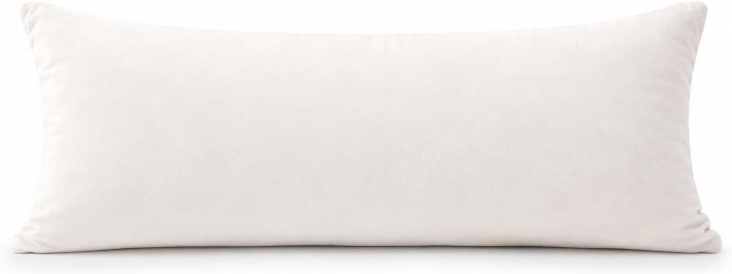 Evolive Body Pillow Cover 21"x54", Ultra Soft Plush Body Pillowcase with Hidden Zipper, Cozy Fluffy Long Pillow Case for Side Sleepers, Pre…
