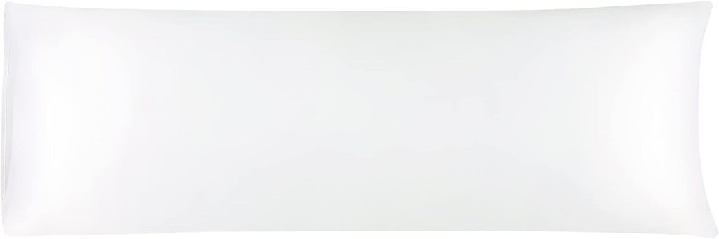 uxcell Body Pillow Cover, 20x60 Inch Snow White Silky Satin Body Pillowcases for Hair and Skin, Soft Cooling Smooth Pillow Case with…
