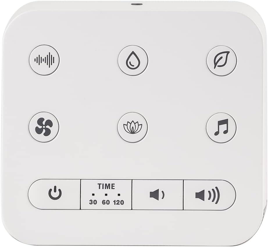 Serene Evolution 45 Sound Portable White Noise Machine - Sleep Sound Machine for Adults, Kids, Baby, Home, Office Privacy - White Noise…