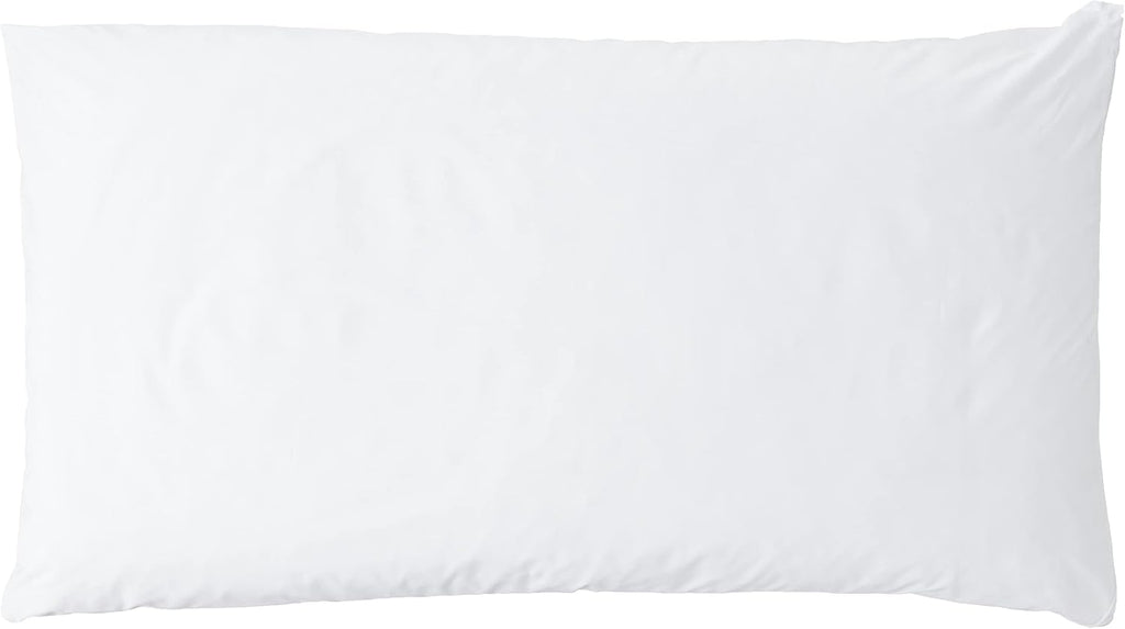 NationalAllergy National Allergy 100% Cotton Zippered Pillow Protector - King Size - White - 3 Pack - 300 Thread Count - Hypoallergenic Bed…