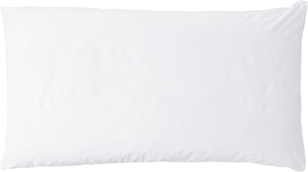 NationalAllergy National Allergy 100% Cotton Zippered Pillow Protector - King Size - White - 300 Thread Count - Hypoallergenic Bed Pillowca…