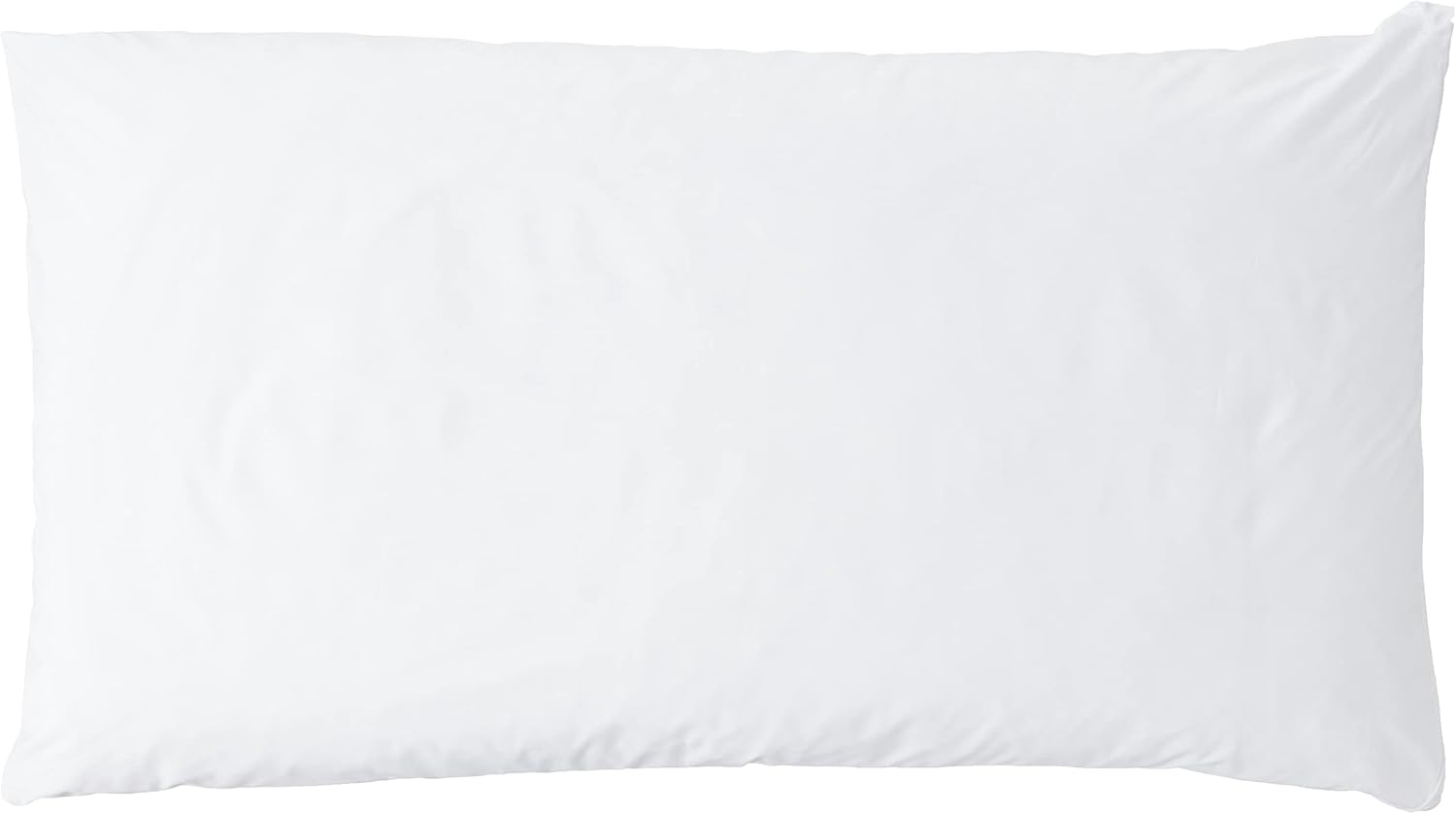 NationalAllergy National Allergy 100% Cotton Zippered Pillow Protector - King Size - White - 300 Thread Count - Hypoallergenic Bed Pillowca…