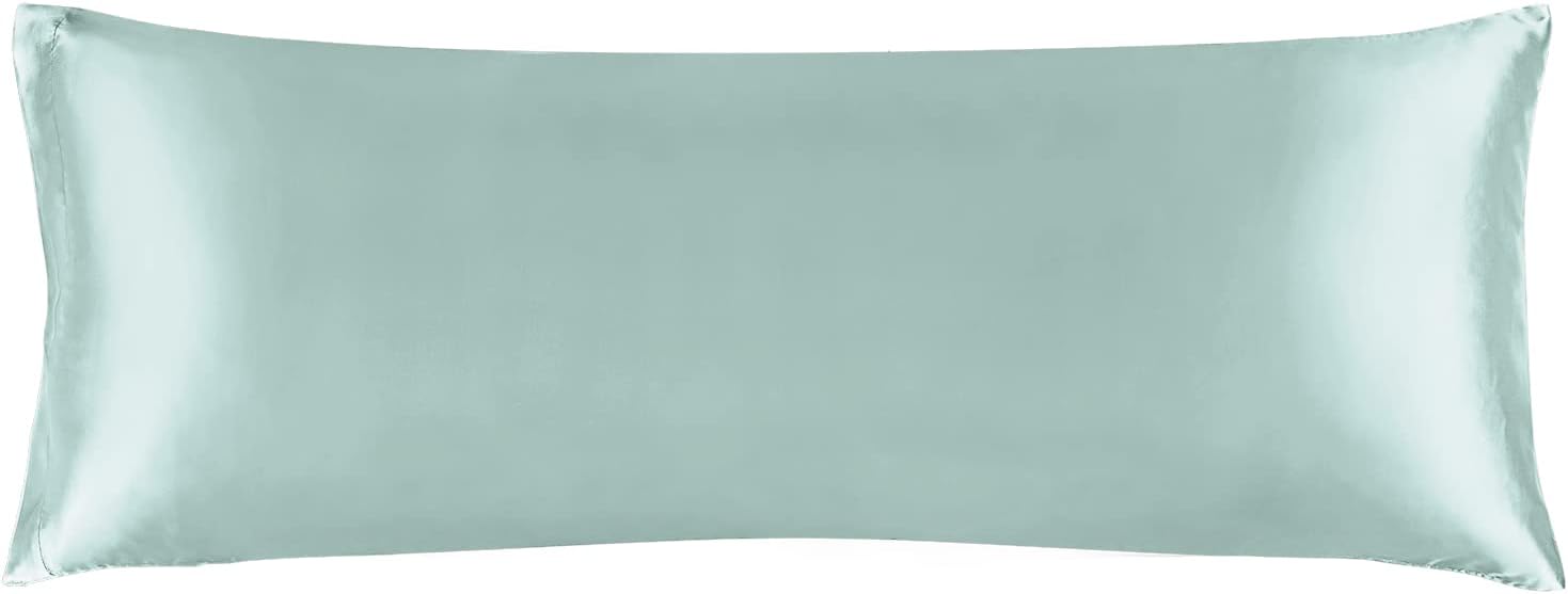 Bedelite Satin Body Pillow Cover, Super Soft and Cooling Body Pillow Pillowcase for Hair and Skin, Breathable Silky Full Long Pillowcase Co…
