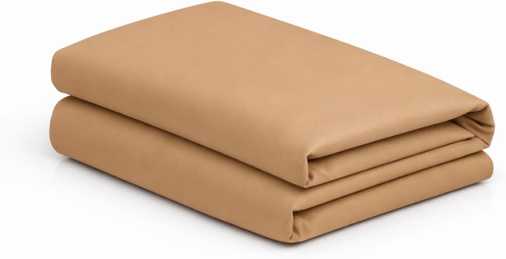 MoonRest ® Bed Wedge Cover Pillow case Protector with Easy On/Off Zipper, Breathable & Machine Washable (24" X 24" X 12", Dune) Cotton