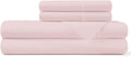 Pizuna 100% Cotton King Sheets Set - Crisp, Breathable Percale Weave Bed Sheets - Fully Elasticized 15" Deep Pocket Cooling Sheet - Long St…