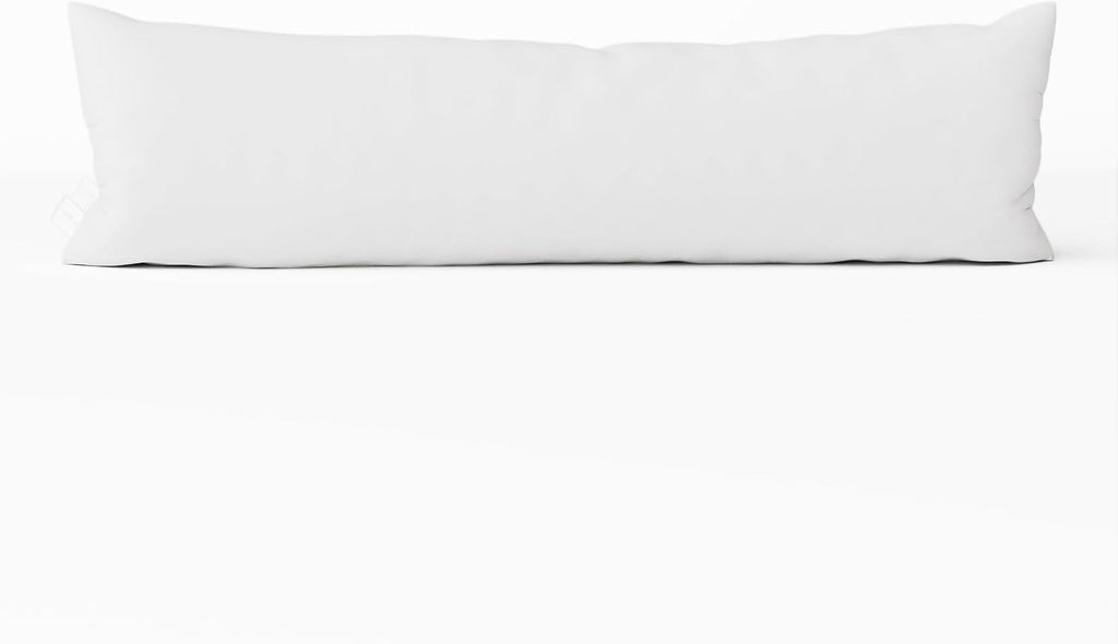 LoomsLinens 12x48 inch Boudoir Pillow by Looms and Linens with Down Alternative Lumbar Throw Pillow - USA Made Lumbar Pillow Pack of 1 48 I…