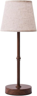 Cordless LED Table Lamp, 6000mAh Rechargeable Battery Operated Desk Lamp, 5-Level Dimming Metal Portable Nightlight for Restaurant…