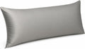 Evolive 100% Rayon Derived from Bamboo Cooling Breathable Body Pillow Cover/Pillowcases 21x54 inches with Hidden Zipper Closure (Grey, 21“X…