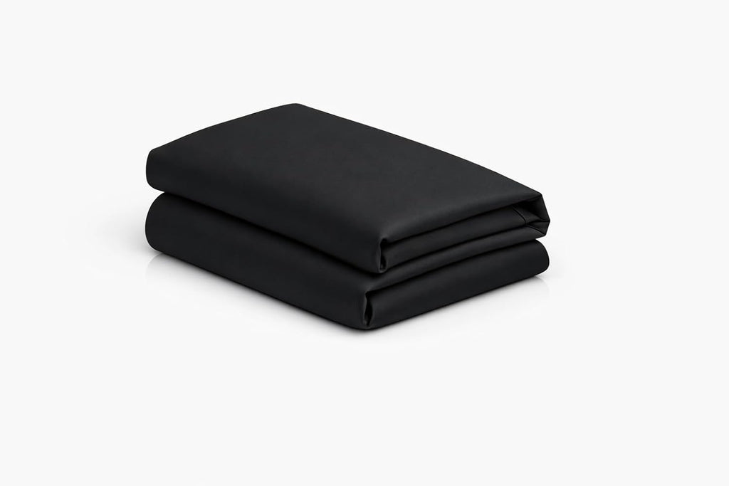 MoonRest ® Bed Wedge Cover Pillow case Protector with Easy On/Off Zipper, Breathable & Machine Washable (24" X 24" X 12", Black) Cotton Bla…