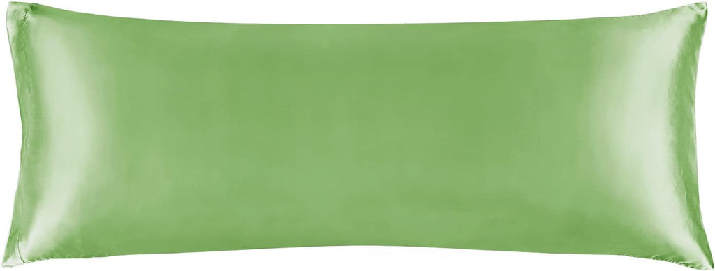 Bedelite Satin Body Pillow Cover, Super Soft and Cooling Body Pillow Pillowcase for Hair and Skin, Breathable Silky Full Long Pillowcase Co…